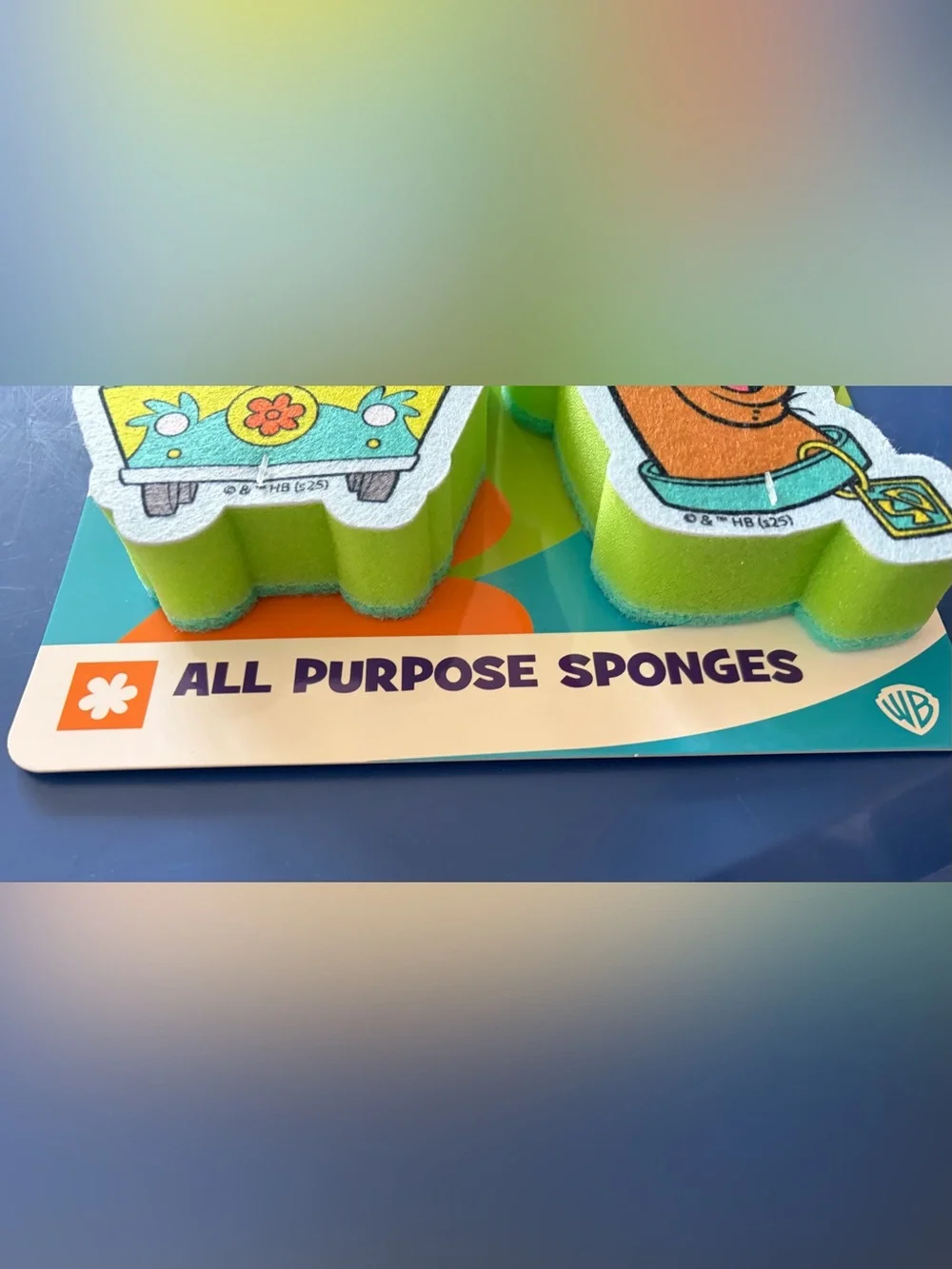 Scooby-Doo All-Purpose Sponge Set - Blue & Yellow